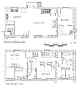 newmarket luxury holiday cottage rental floorplan